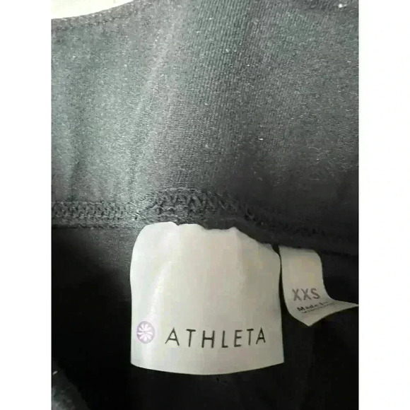 Athleta Tech Metra Classic Pants Size XXS Activewear Stretch Black - Picture 7 of 13